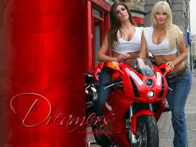 Moto Girls: Hot & Sexy Celebs Wallpapers