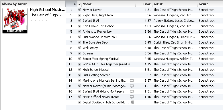 High School Musical 3 Cast - High School Musical 3 Soundtrack