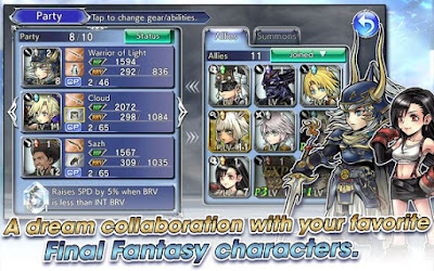 DISSIDIA FINAL FANTASY OPERA OMNIA MOD APK+DATA