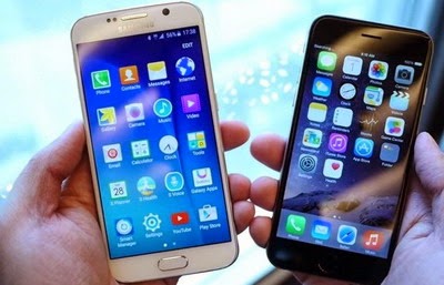 Perbandingan Layar Samsung Galaxy S6 vs. iPhone 6