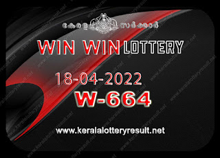 Off : Kerala Lottery Result 18.4.2022 Win Win W 664 Winners List