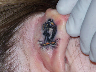 ear tattoos, tattooing