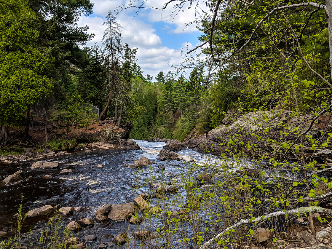 North Country National Trail at Pattison State Park