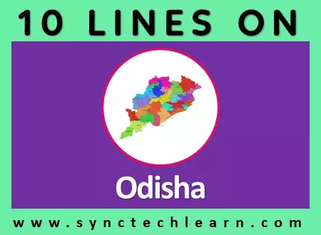 10 lines about Odisha in English