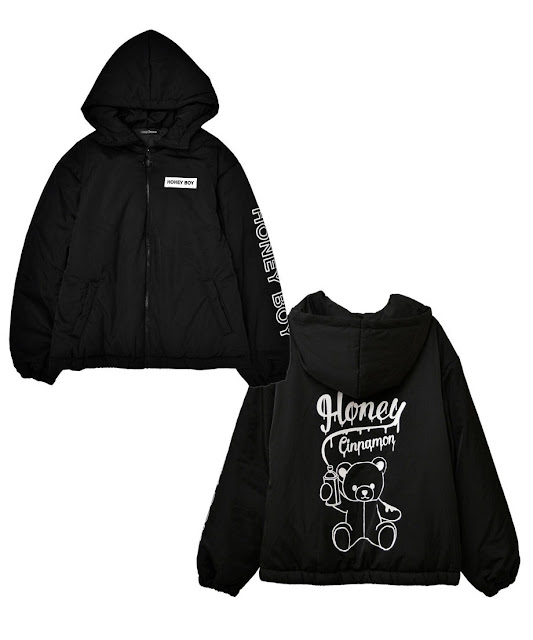 black jacket from honey cinnamon