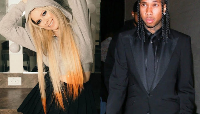 Captan a Avril Lavigne abrazada de Tyga, exnovio de Kylie Jenner