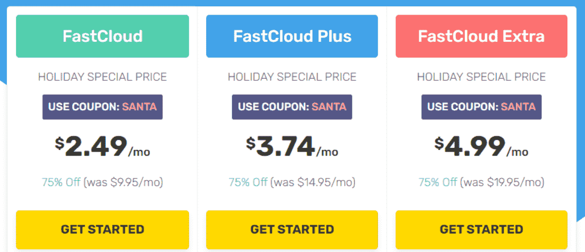 FastComet Shared or WordPress Hosting: Plans & Pricing