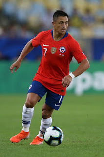 Alexis Sánchez en partido ante Uruguay, Copa América 2019, 24 de junio