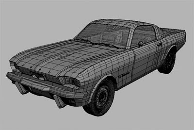 3D Models - Ford Mustang 1966