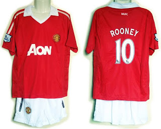 Wayne Rooney Costum, Man utd Jersey
