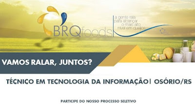 BRQ está contratando Técnico em TI em Osório