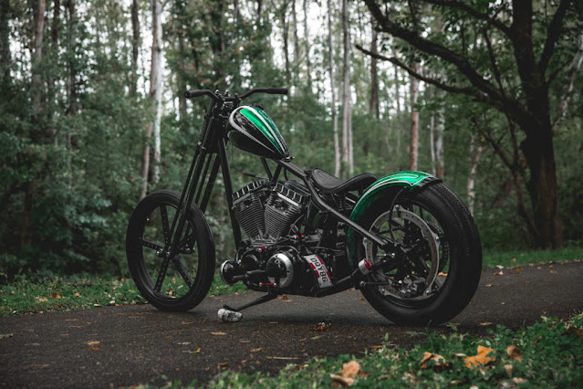 Harley Davidson By Led Sled Customs Hell Kustom