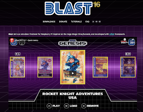 Blast-16 is an awesome Sega-centric front end for your Raspberry Pi