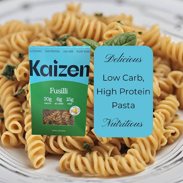 Kaizen low carb, high protein, gluten-free pasta