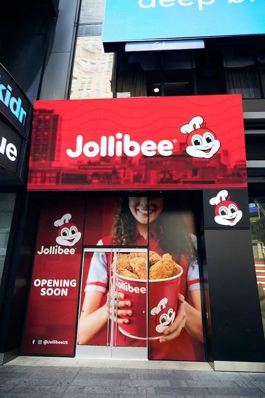 Jollibee branch in Times Square in New York City, USA