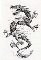 tatouage dragon a imprimer