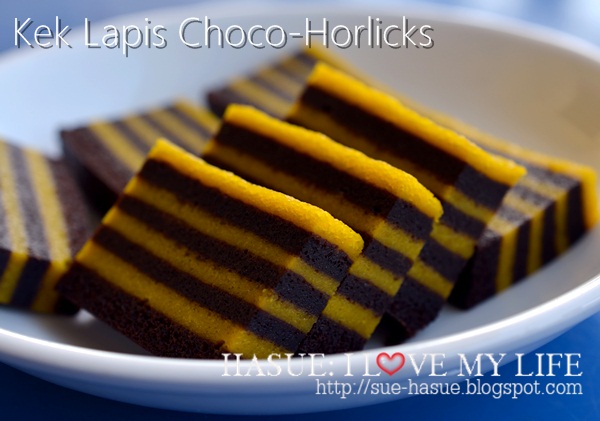 HaSue: I Love My Life: Kek Lapis Choco-Horlicks