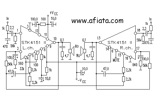 service elektronika kumpulan  skema  amplifier 