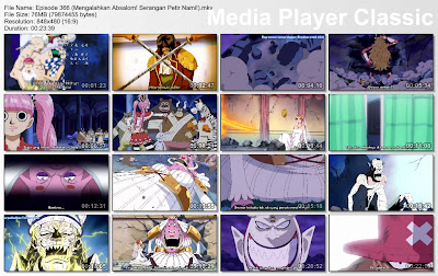 Download Film One Piece Episode 366 (Mengalahkan Absalom! Serangan Petir Nami!) Bahasa Indonesia