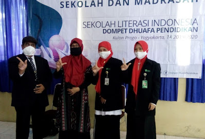 MIN 2 Kulon Progo Ikuti Audiensi Evaluasi Program Sekolah Literasi Indonesia