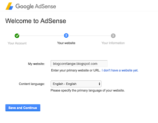 Cara Mendaftar Google AdSense Melalui Blog