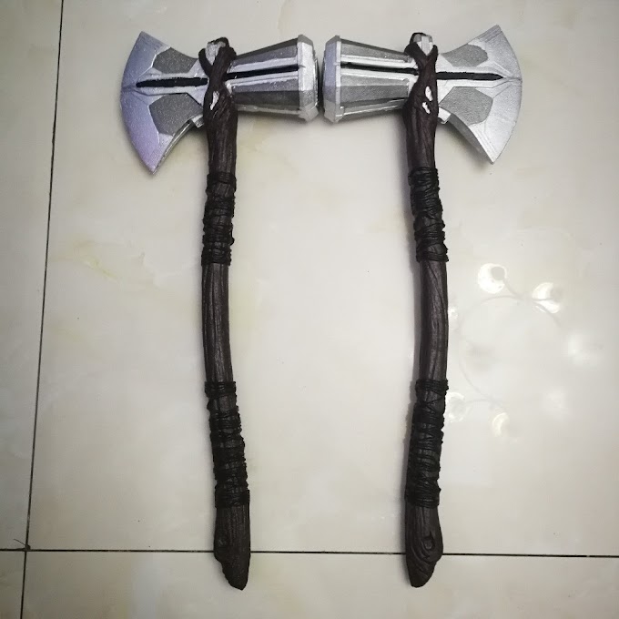 [ y2rs5g6sq0 ] ดาบ ดาบซามูไร ญี่ปุ่น War 3 Stormbreaker Axe Cosplay Axe COOL Prop jxOB-&-*