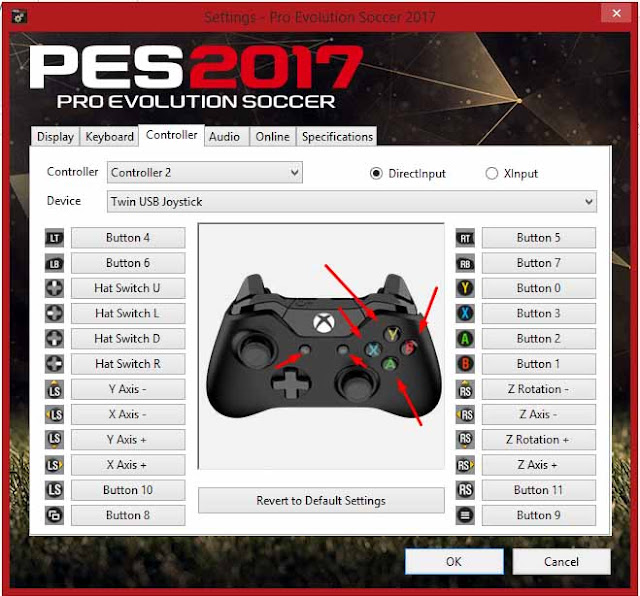 Cara Setting Stik Ps untuk Pes Laptop