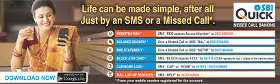 State Bank of India (SBI) Quick Services of Mini Statement, Balance Enquiry, E Statement and ATM Block. /2019/09/sbi-quick-missed-call-and-sms-banking-services-balance-enquiry-mini-statement-details.html