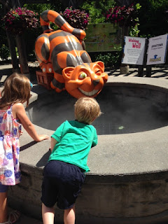 The Cheshire Cat Wishing Well, Storybook Gardens