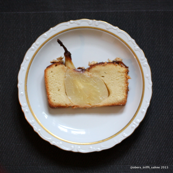 Kuchen mit Birne