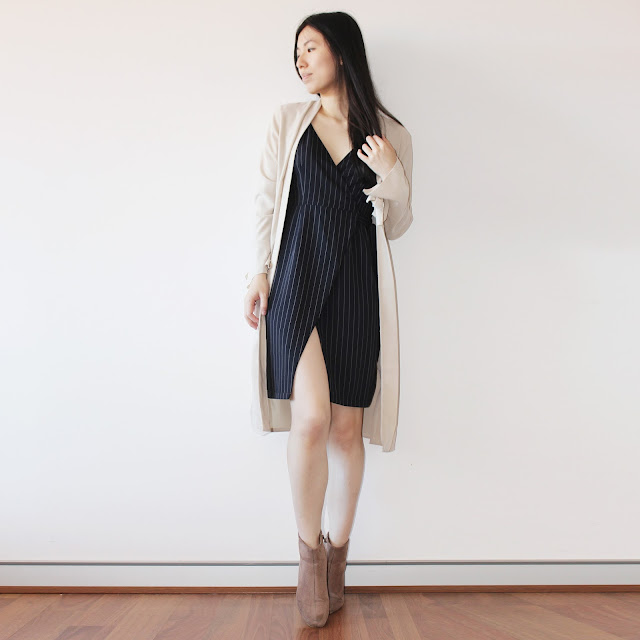 lasula review, lasula duster coat review, stone duster coat uk, nude tie paper bag waist trousers lasula, lasula trustworthy, lasula outfit, lasula blog review, lasula reviews, lasula grey trumpet sleeve top