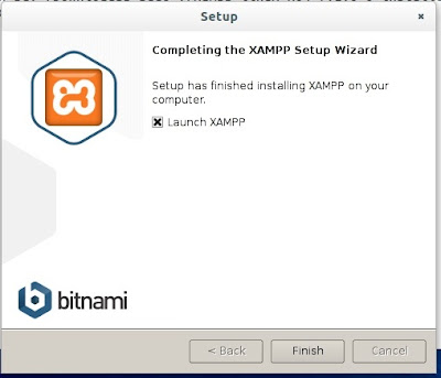 install XAMPP Selesai