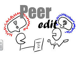 Peer editing can be a fun and helpful way to convey criticism to the author in a non-harmful environment.