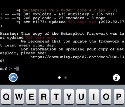 iDevice Jailbroken = Your New PenTesting Tool.