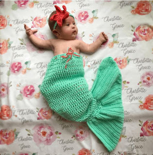 mermaid crochet pattern for baby