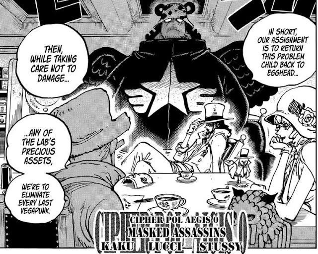 One Piece 1063 Spoilers Reddit : on Egghead Island What Happens When SWORD and CP0 Agents Engage in Combat?