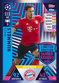 Match Attax UEFA Champions League 2018 2019 FC Bayern München Set