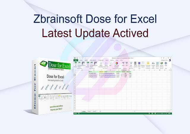 Zbrainsoft Dose for Excel Latets Update Activated