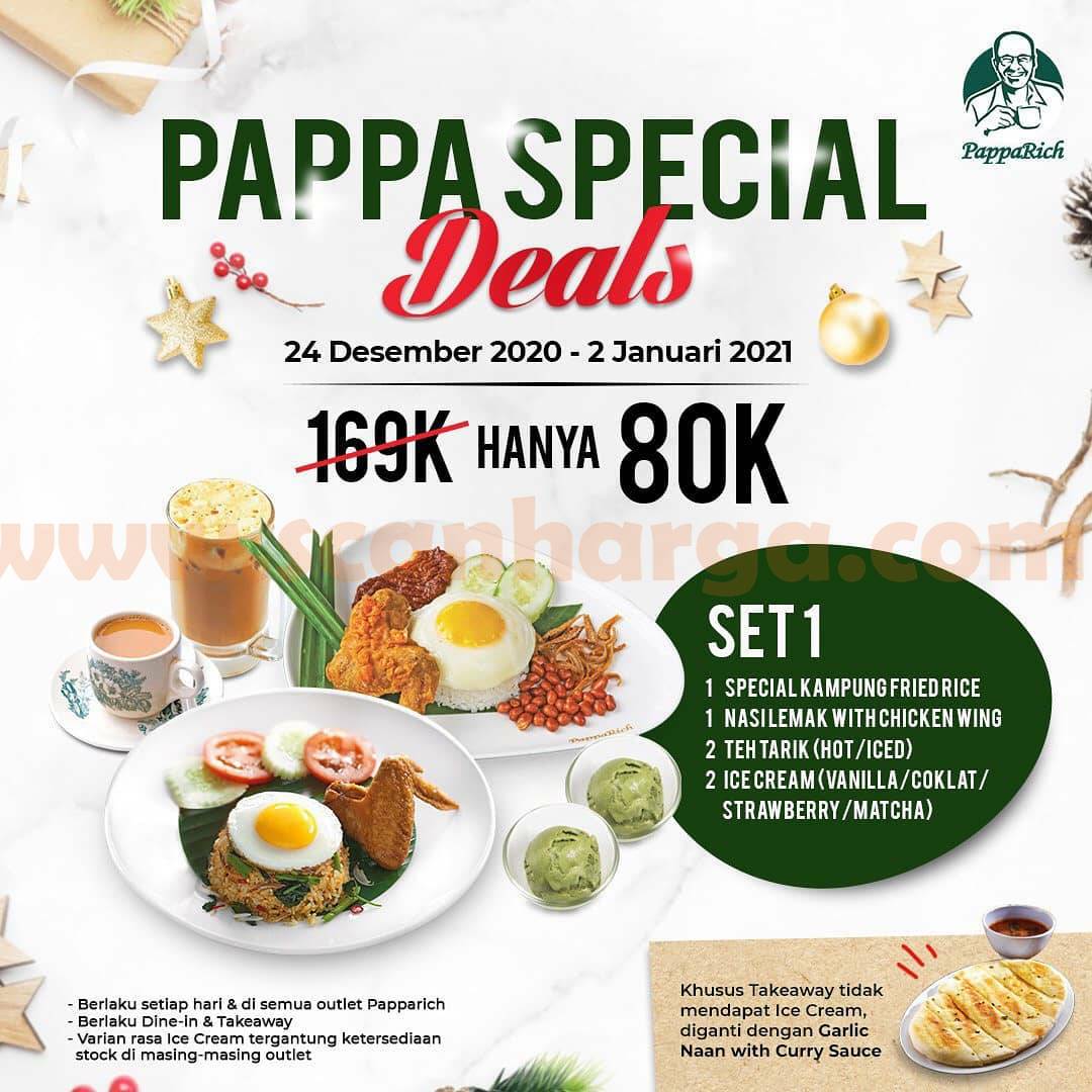 Promo Pappa Rich Terbaru – Paket Papa Special Deal hanya Rp 80.000