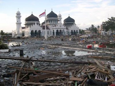 Tsunami in Aceh Indonesia