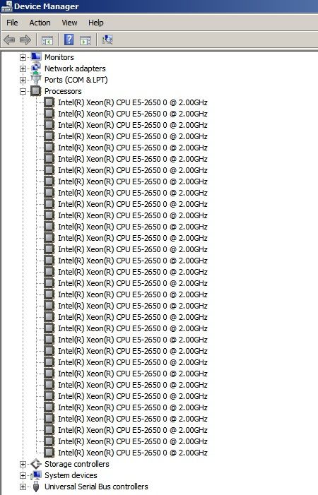 Xeon E5-2650 com 32 Cores