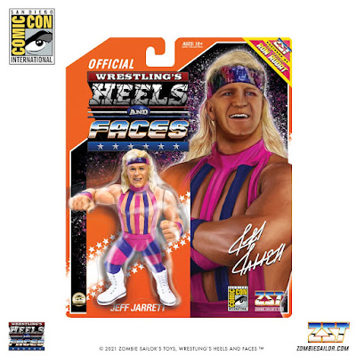 San Diego Comic-Con 2021 Exclusive Jeff Jarrett Wrestling’s Heels and Faces Action Figure by Zombie Sailor Toys