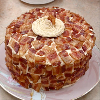 Bacon Birthday Cake4