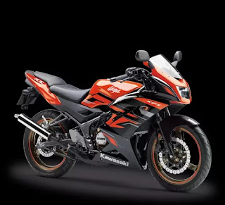 Ninja 150RR Orange Hitam