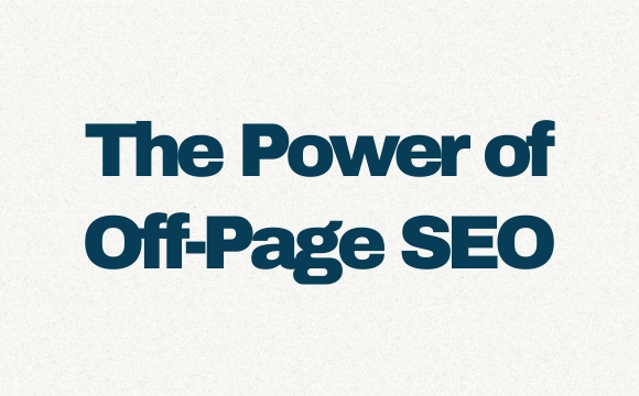 Off-Page SEO - Enhance Website Visibility