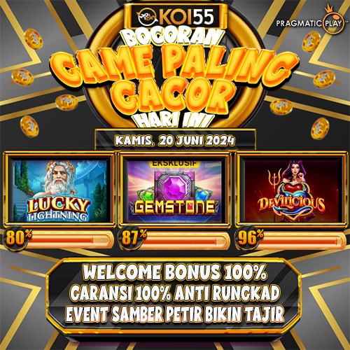 INFO SLOT DAN POLA GACOR HARI KAMIS ,20 JUNI 2024