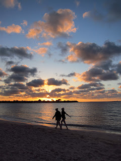 Playa Pesquero sunset over the ocean