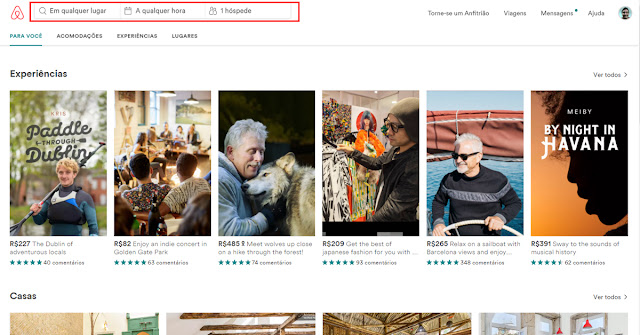 cadastrando no airbnb