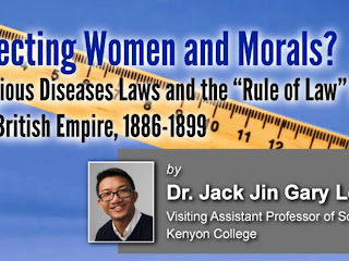 Lee to Lecture on Contagious Diseases and the Rule of Law in the British Empire