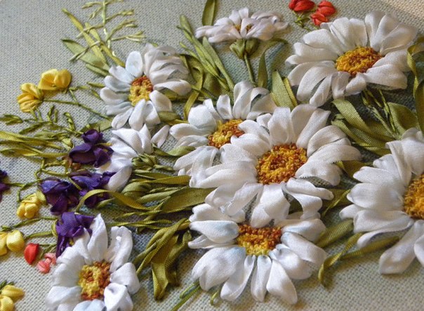 Ribbon embroidery